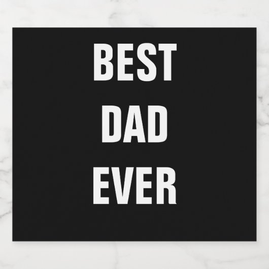 Beste pap ooit Vaderdag, Aangepast 2022 Bier Etiket (Enkel label)