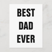 Beste pap ooit Vaderdag, Aangepast 2022 Briefkaart (Voorkant)