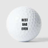 Beste pap ooit Vaderdag - Aangepast cadeautje Golfballen (Voorkant)