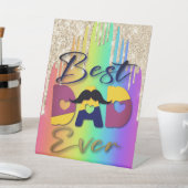 Beste pap ooit voetstuk teken reclamebord met voetstuk (Insitu)