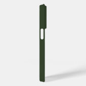Beste pap ooit zwart, Groene monogram leger | Case-Mate iPhone Case (Achterkant / Rechts)