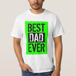 Beste pap ooit - zwarte zwarte Vaderdag T-shirt