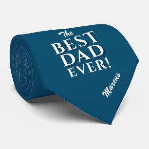Beste pap op de blauwe vaderdag stropdas