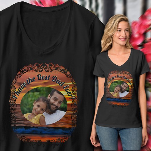 Beste pap op zonsondergang 1577 t-shirt