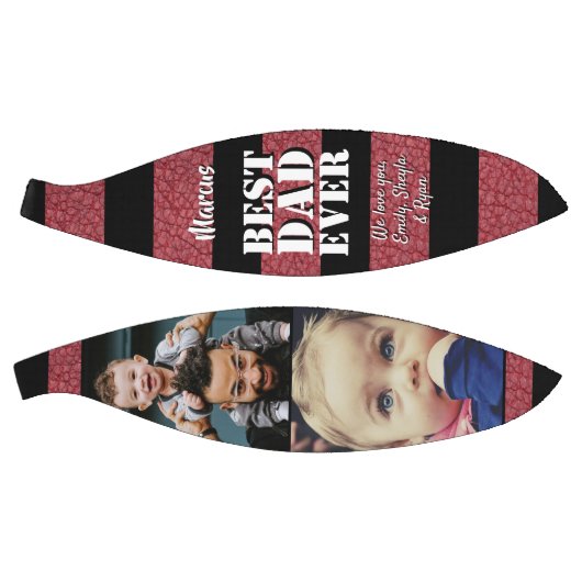 Beste pap rood leder print 2 Fotopriesterdag Basketbal (Panelen)