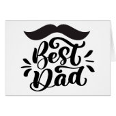 Beste pap, snor (Voorkant Horizontaal)