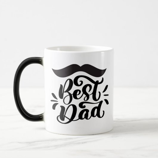 Beste pap, snor magische mok (Links)