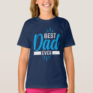 Beste pap van de meisjes t-shirt