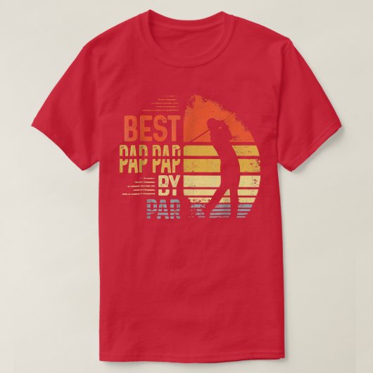 Beste pap voor pap Pap Vaderdag Golf Love T-shirt (Design voorkant)