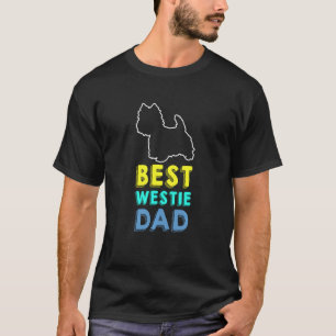 Beste pap West Highland White Terrier Vader T-shirt