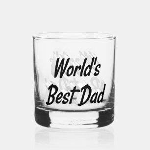 Beste pap zwarte tekst Vaderdag Whisky Glas