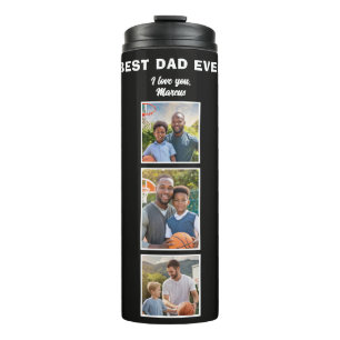 Beste Papa 3 Foto Collage Vader Thermosbeker