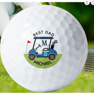 Beste papa aangepaste kar gepersonaliseerd golfballen