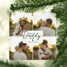 Beste Papa Aller Tijden 4 Foto Collage Persoonlijk