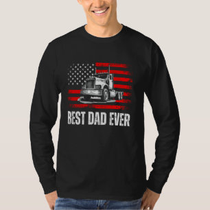 Beste Papa Aller Tijden Amerikaanse Vlag Beste Vra T-shirt