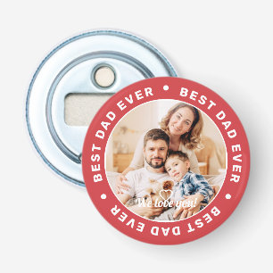 Beste Papa Aller Tijden Modern Eenvoudig Aangepast Button Flesopener