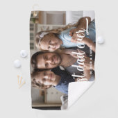 Beste Papa Aller Tijden Script Foto Golfhanddoek (Insitu)