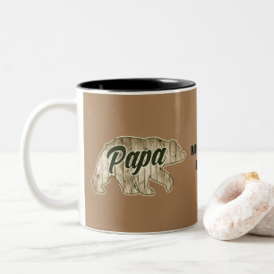 Beste Papa Beer Vaderdag Tweekleurige Koffiemok