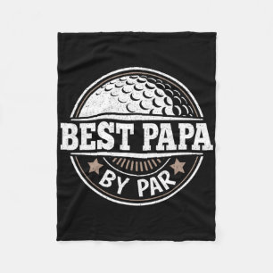 Beste Papa By Par golfspeler Papa Fat Fleece Deken