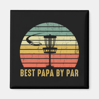 Beste Papa By Par Grappig Disc Golf Cadeau Voor Va Magneet