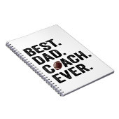 Beste Papa Coach Ooit Vaderdag Voetbal Cadeau Notitieboek (Rechterzijde)