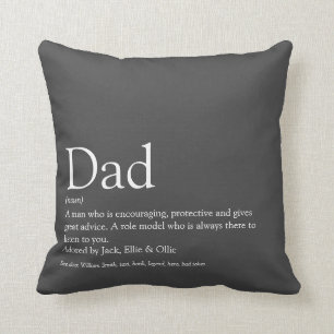 Beste Papa, Daddy, Vader Ooit Definitie Kussen