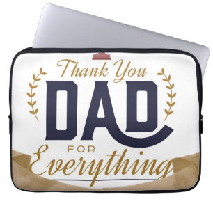 Beste Papa – Dank Je Ontwerp Laptop Sleeve