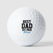 Beste papa door par aangepaste naam golfballen (Voorkant)
