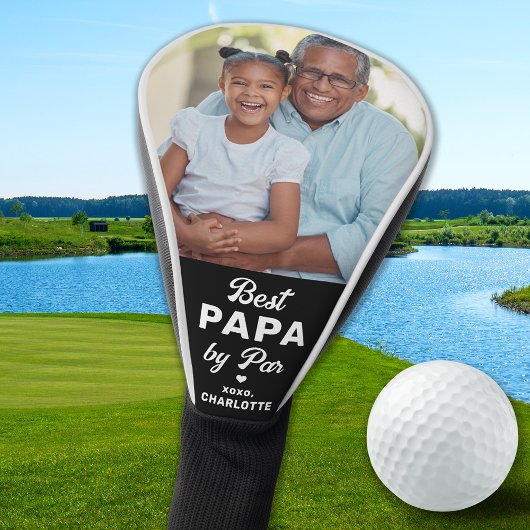 BESTE PAPA DOOR PAR Custom Foto Moderne Golfer Golfheadcover