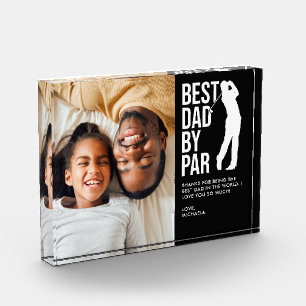 Beste papa door par foto & aangepaste bericht golf