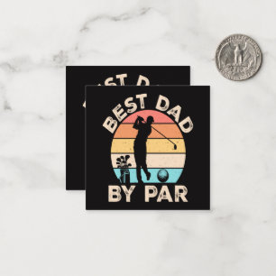 Beste Papa Door Par Golfen Notitiekaartje