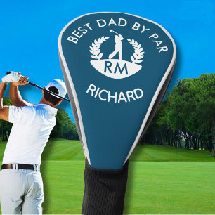 Beste Papa door Par Monogram Naam Golfheadcover