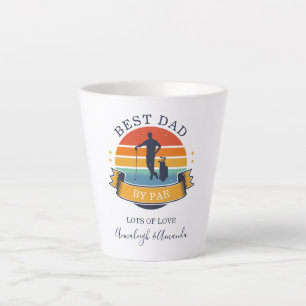 Beste papa door par Vaderdag golf van dochters Latte Mok