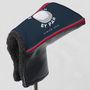 Beste papa door par vaders dag aangepaste modern golfheadcover