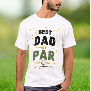 Beste Papa Door Vader Moederdag Cadeau Voor Golfer T-shirt