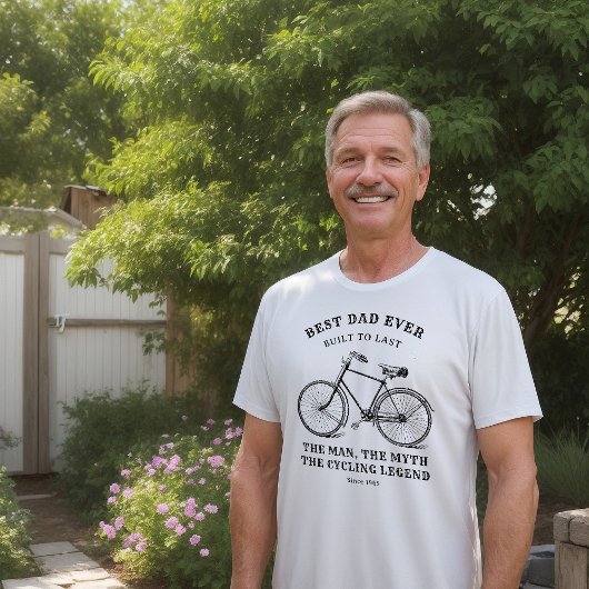 Beste Papa  Fiets Vaderdag T-shirt