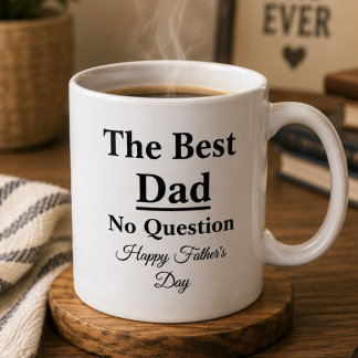 Beste Papa, Geen Discussie Vaderdag Koffiemok