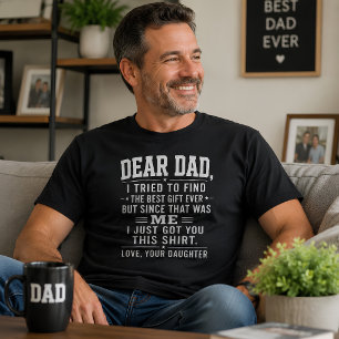 Beste Papa Grappige Dochter T-shirt
