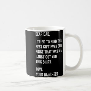 Beste papa grappige Vaderdag citaat van dochter aa Koffiemok