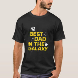 Beste papa in de Galaxy Vaderdag T-shirt