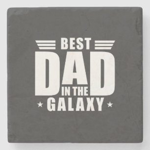 Beste papa in de Melkweg - Vaderdag, Verjaardag Stenen Onderzetter