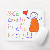 Beste papa in de wereld muismat (Met muis)