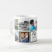 Beste Papa in de Wereld Vaderdag Fotocollage Koffiemok (Voorkant links)
