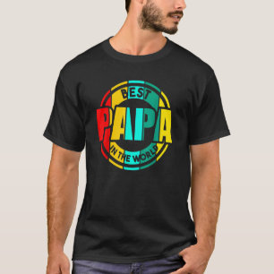 Beste Papa in de wereld Vaderdag T-shirt