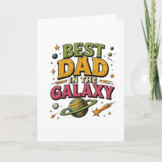 “Beste papa in het heelal” Kaart