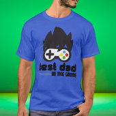 Beste papa in het spel cadeau voor gamer vaders t-shirt