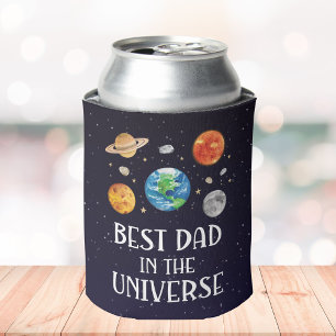 Beste papa in het universum grappige quote vadersd blikjeskoeler