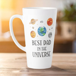 Beste papa in het universum grappige quote vadersd latte mok