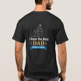 Beste Papa Koning T-Shirt | Vader Zoon Hond Famili