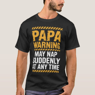 Beste Papa-kunst voor opa van kleinkinderen vaders T-shirt
